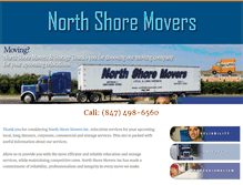 Tablet Screenshot of northshoremovers.net